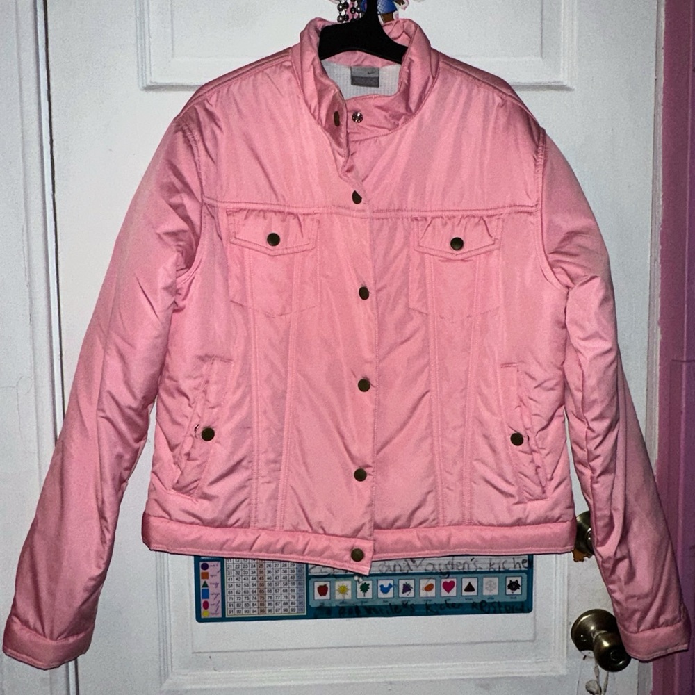 Womens pink Nike Jacket size XL bubblegum pink